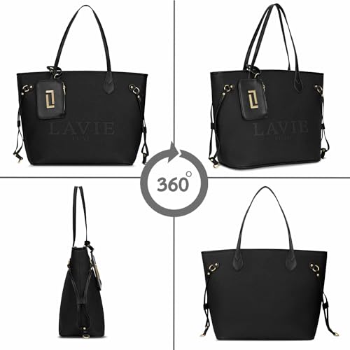 Lavie Luxe Women's Elise Pro Laptop Tote Handbag | Fits Upto 15 Inch Laptop | Laptop Bag for Work | Ladies Purse | Stylish Shoulder Bag | Gift For Women