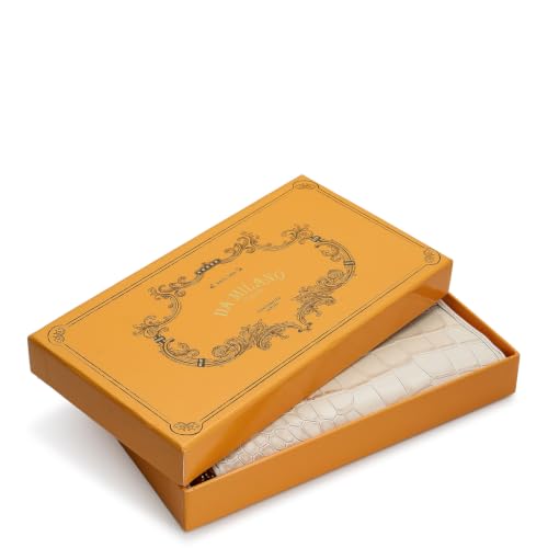 Da Milano Premium Leather Wallet for Women | Multi Compartment Travel Wallet - Marshmallow White