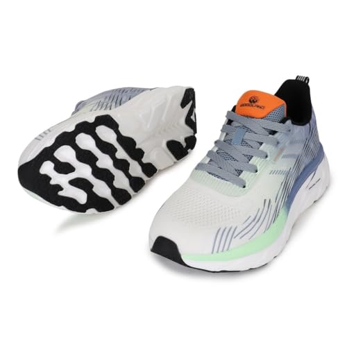 Woodland Men White/Blue Sneakers | Casual Shoes for Men, Outdoor Shoes, Comfortable Footwear, lace up Shoes, Durable Shoes