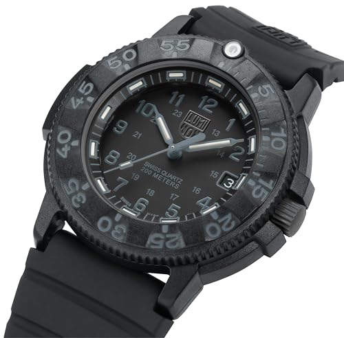 Luminox - Original Navy Seal X3.CZ01.BO - Mens Dive Watch - Watches for Men - 43mm - Swiss Quartz - 200M Water Resistant - Hardened Mineral Crystal - CARBONOX Case - Always Visible - Swiss Made