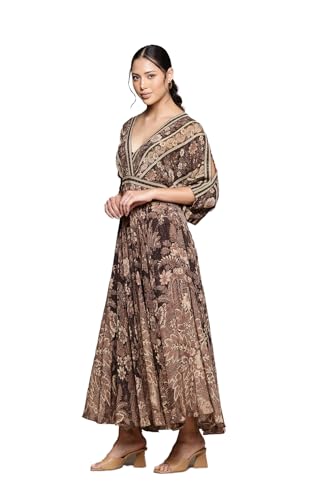 Ritu Kumar Black Arohi Maxi Dress