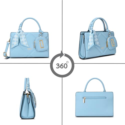 Lavie Luxe Women's Quaro26 Horizontal Small Satchel Bag | Satchel Handbag for Work | Ladies Purse | Stylish Shoulder Bag | Gift for Women