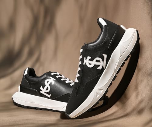 LOUIS STITCH Egyptian Black Sneaker for Men | Comfortable & Durable Sneaker | LSP-SNK-NBL-JB | UK-9