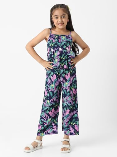 Nautinati Girls Combo Set of Tiered Top and Bottoms