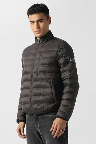 Van Heusen Men's A-Line Coat (VFJKABOFO38381_Brown