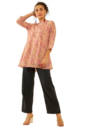 Soch Women's Regular Tunic (FWS4TU30071A_Beige