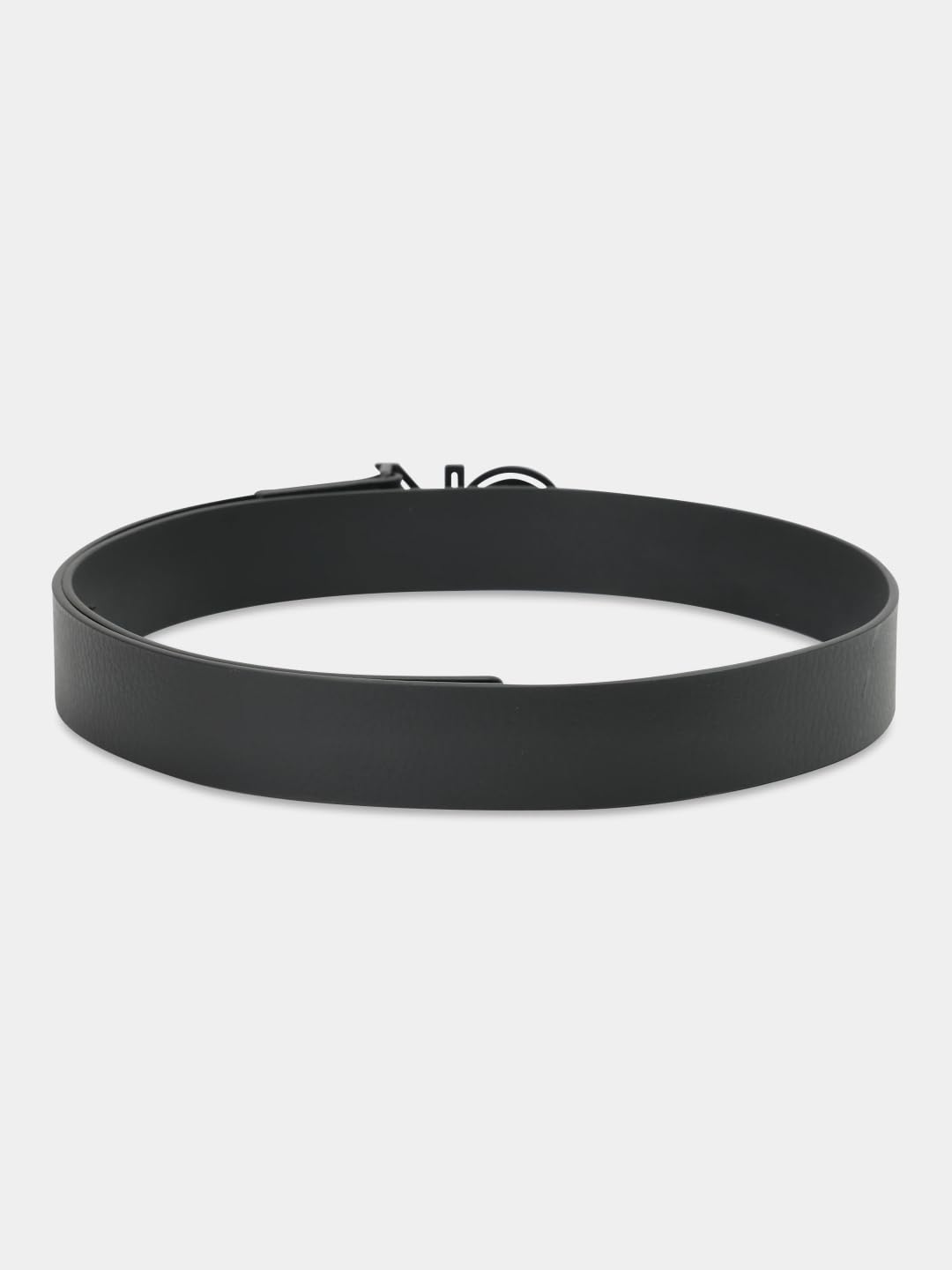 Calvin Klein Solid Black Leather Classic Belt