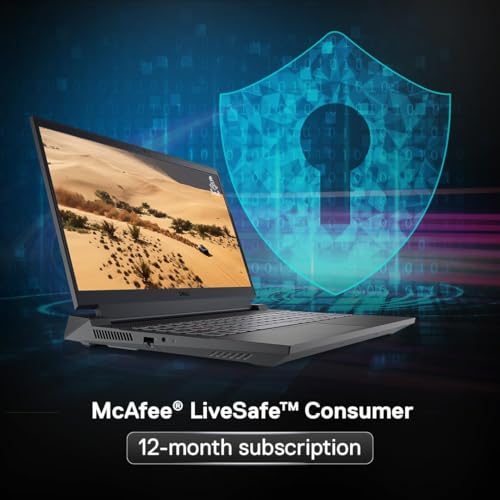 Dell G15-5530, Intel Core i5 13th Gen -13450HX, RTX 3050-6GB, 16GB DDR5, 512GB SSD, FHD, 15.6"/39.62cm, 120Hz, Windows 11, MS Office 21, Dark Shadow Grey, 2.65KG, G15-5530, Backlit KB, Gaming Laptop