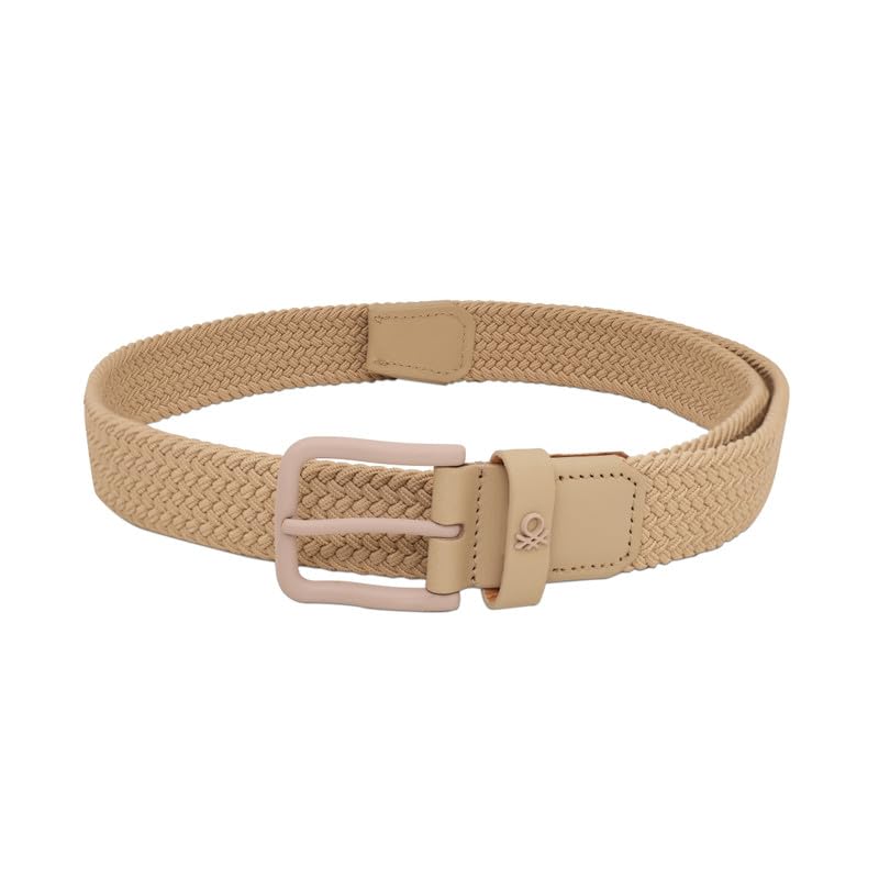 United Colors of Benetton Men's Belt Delyun | Color - Beige | XL 110Cm | Casual | Ideal For Gifting