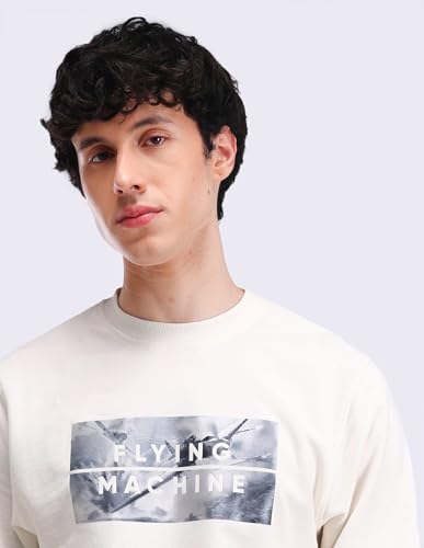 Crew Neck Brand Print Sweatshirt