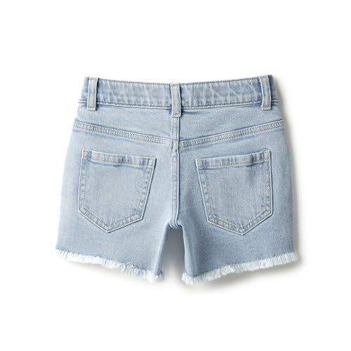 United Colors of Benetton Solid Regular Fit Heavy Damaging Denim Shorts