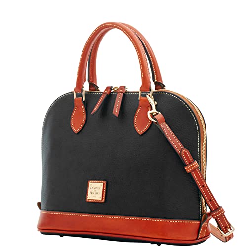 Dooney & Bourke Pebble Zip Zip Satchel Black