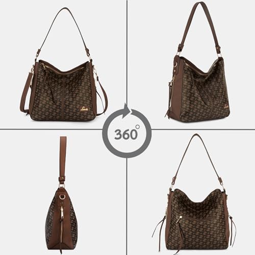 Lavie Women's Mono Clair Large Hobo Bag | Ladies Purse Handbag