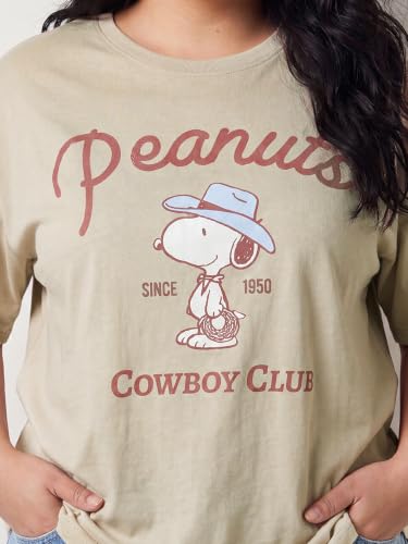 Max URB_N Women Peanut Oversized T-Shirt (Beige_3XL)