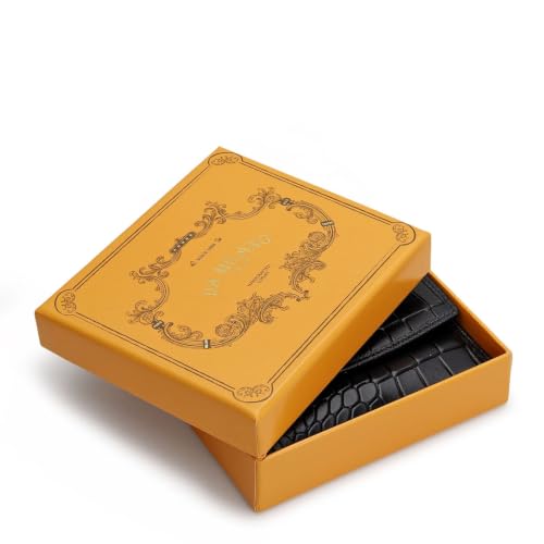 Da Milano Premium Leather Wallet for Women | Multi Compartment Travel Wallet - Black (10091A)