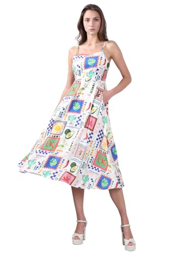 VERO MODA Women A-Line Multicolor Dress VERO MODA Women A-Line Multicolor Dress