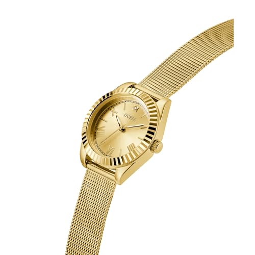 GUESS Mini Luna Champagne Round Dial Analog Women's Watch - GW0842L2