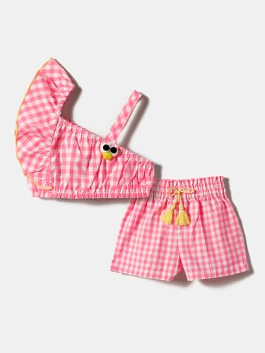 Nauti nati Girls' Top and Shorts Combo Set