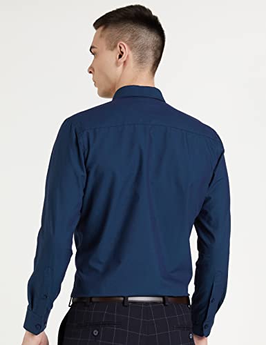 Amazon Brand-Symbol Men's Cotton Slim Fit Formal Shirt Navy 2 40)