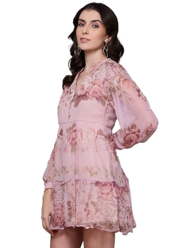 Label RITU KUMAR Pink Jovie Short Dress