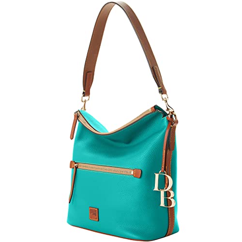 Dooney & Bourke Handbag, Pebble Grain Large Sac Shoulder Bag - Spearmint, Spearmint, One Size