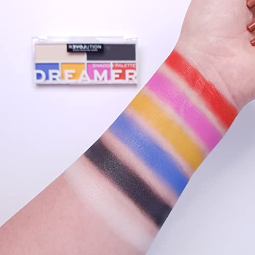 Makeup Revolution Colour Play Dreamer Eyeshadow Palette, Mixed