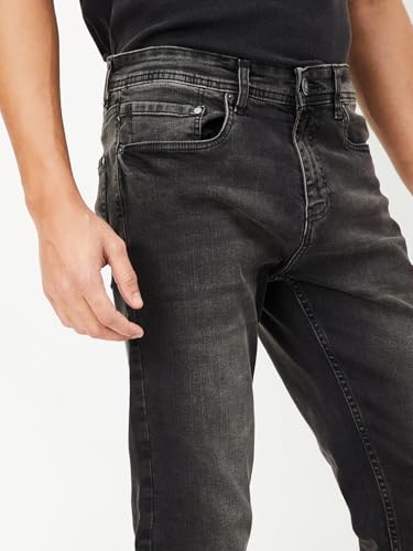 Max Men's Regular Jeans (DMCRFS32506_Charcoal
