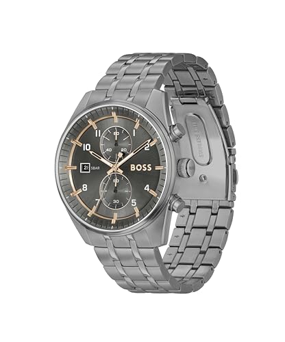 BOSS Analog Grey Dial Men's Watch-1514153