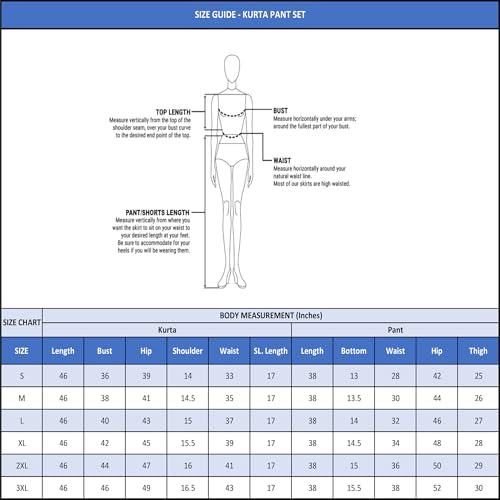 SHIENZY Cotton Blend V Neck Kurta Pant Set with Dupatta for Women | Women Kurta Pant Sets with Dupatta (1613_KBD-S)