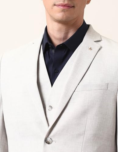 Arrow Men's Reversible Waistcoat Three Piece Ceremonial Suit Beige