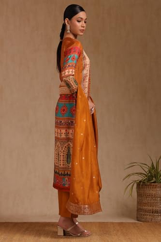 Soch Women's Viscose Salwar Suit (OWS5CD21948_Olive