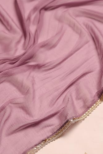 Soch Womens Purple Roman Silk Floral Salwar Suit With Stone Work