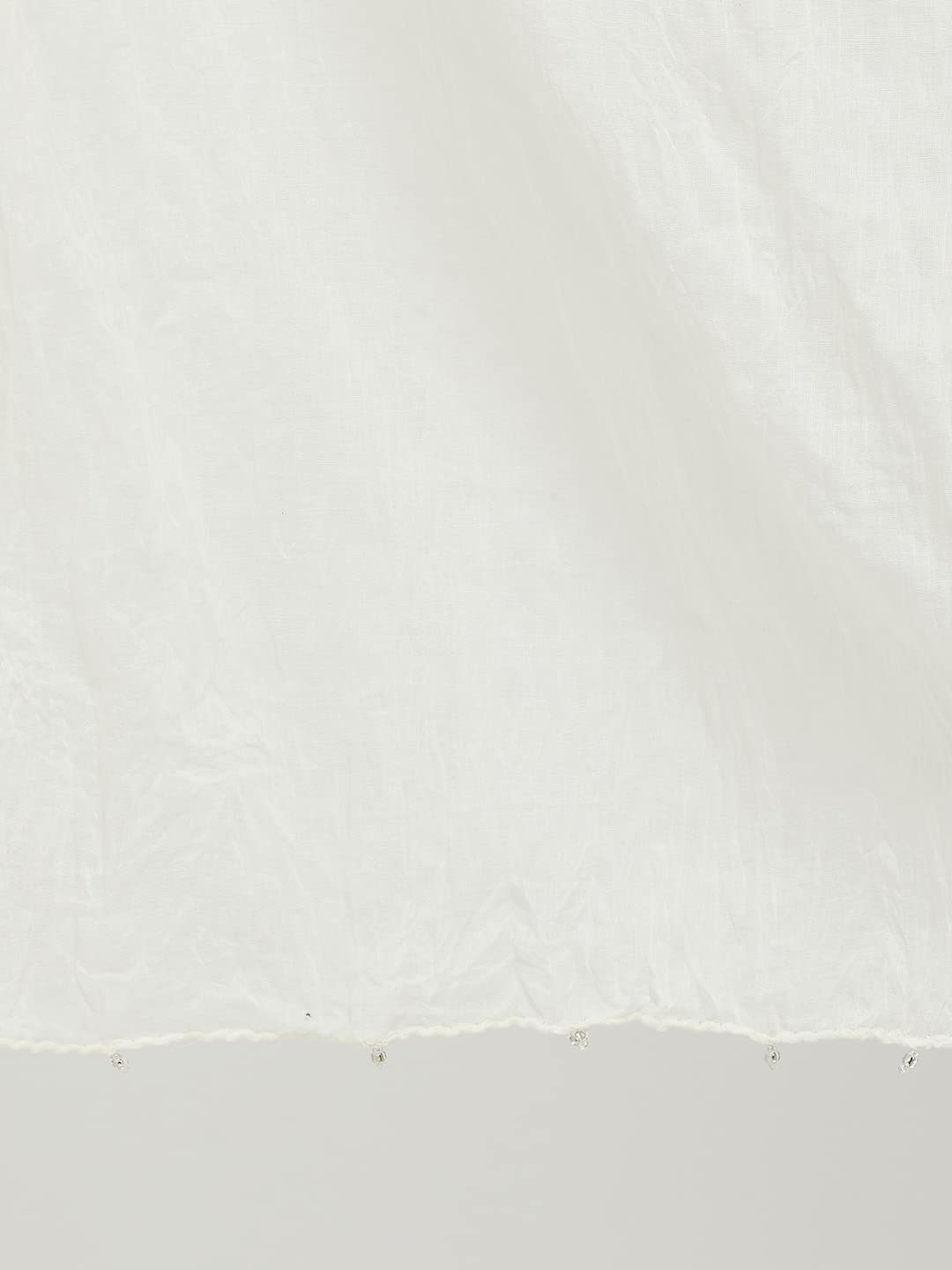 Max Women Solid Crushed Dupatta (NOOSCTD21OW_Off White_FS)