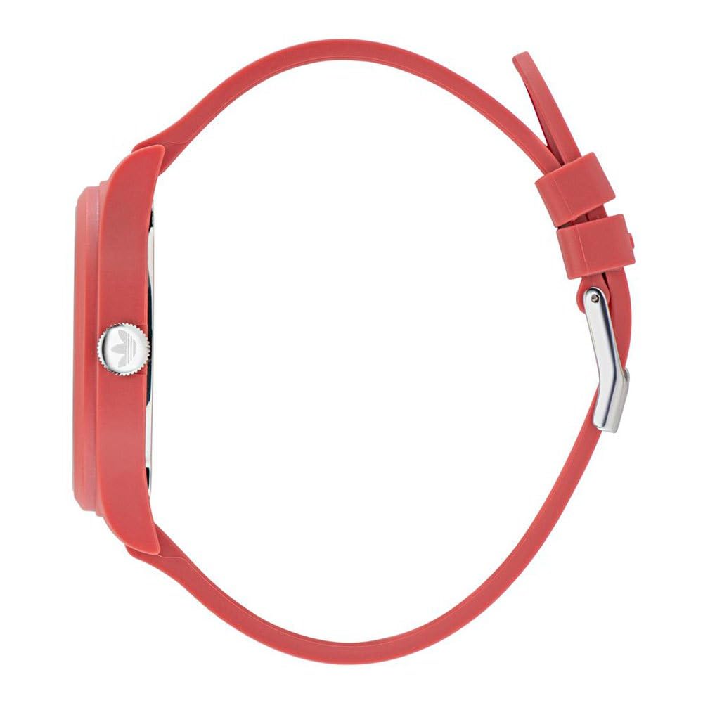 adidas Men Resin Originals Analog Pink Dial Watch-Aost22046, Band Color-Pink