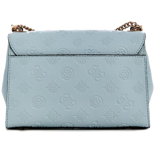 GUESS Powder Blue Textured Cresidia Crossbody Bag