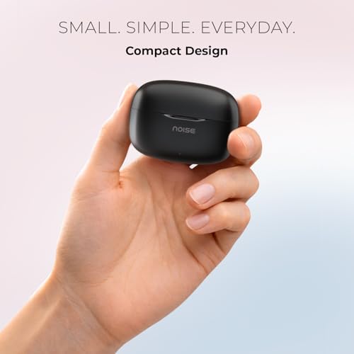 Noise Newly Launch Buds Play Truly Wireless Earbuds with 40H of Playtime, Quad Mic with ENC, Low Latency for Gaming (Up to 50 Ms), 13mm Driver, BT V6.0(Charcoal Black)