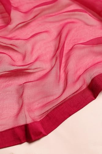 Soch Womens Fuchsia Georgette Embellished Salwar Suit With Stone Work