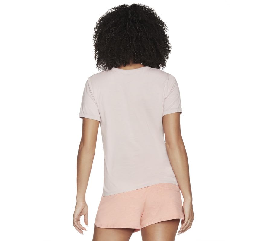Skechers Womens Dreamy Escape TEE-Pink-S