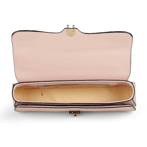 tresmode WARSAW Pink Vegan Leather Shoulder Bag