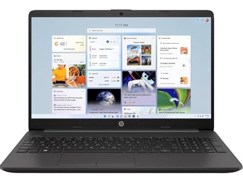 HP 255 Notebook, AMD Athlon Silver 7120U,8GB DDR4, 256GB SSD, 15.6-inch(39.6cm),Anti-Glare, HD Laptop, Radeon Graphics, (Win 11, Silver,1.52kg) G10