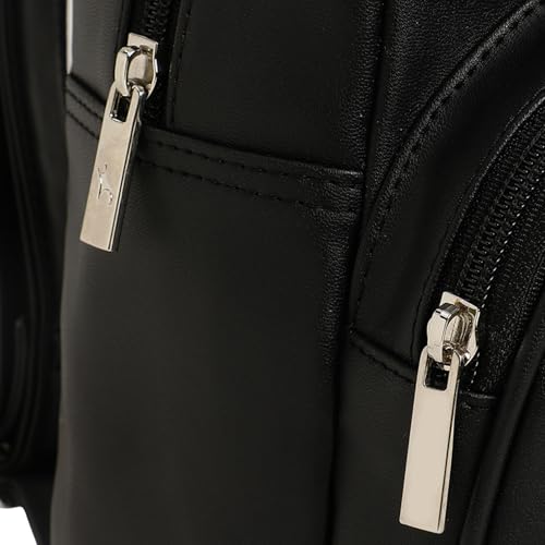 Fastrack Ivory Black 2 Compartment College Backpack For Women, Girls & Ladies | Stylish And Trendy Backpack | Everyday Backpack For College And Office Use