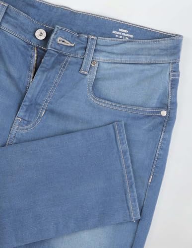 U.S. Polo Assn. Denim Co. Men's Tapered Jeans (UDJEN1941_Light Blue