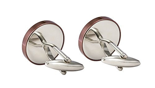 Knighthood Red Metal And Grey Wheel Cufflinks for men