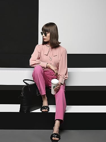VERO MODA Regular Shirt (10297920_Dusty Pink_XL)