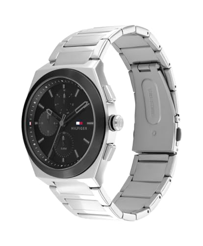 Tommy Hilfiger Black Dial Round Shaped Casual Men Watch_TH1791897W