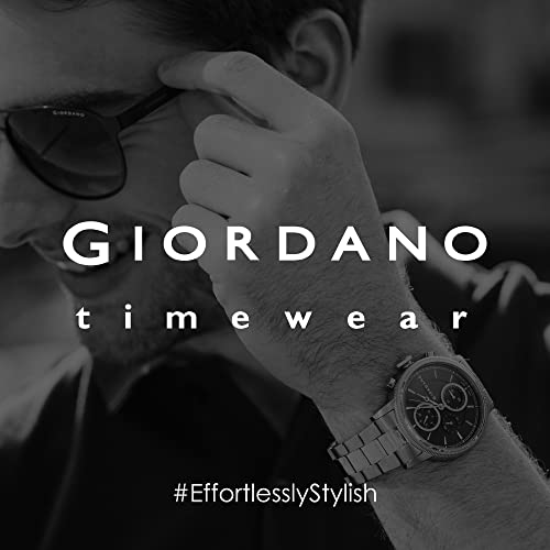 Giordano Analog Stylish Watch for Men & Boys Water Resistant Fashion Watch Round Shape with Multi-Functional Wrist Watch to Compliment Your Look/Ideal Gift for Male - GZ-50074