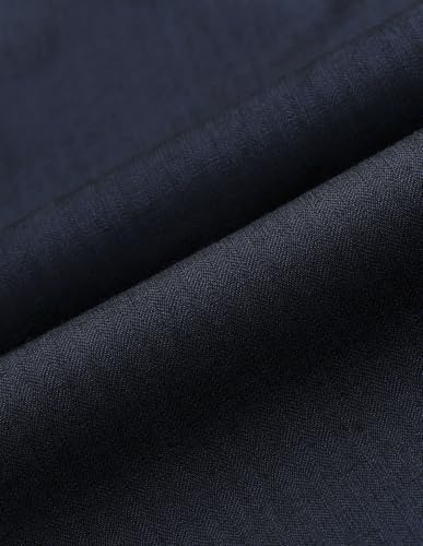 Arrow Men's Textured Regular Fit Trousers (ARAKTR2111_Navy_34)