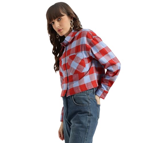 United Colors of Benetton Women's Regular Shirts (25A5WVNTP219I901_Multicolour