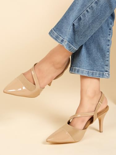 Flat n Heels Womens Khaki Pumps FnH MR1712-KH