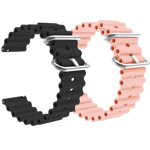 ADAMO 22mm Watch Strap compatible for Phoenix Ultra/Phoenix/Pulse 2/Xtend Pro/Xtend Call and ALL 22mm wristwatch and smartwatches P26BIN09-P26BIP09